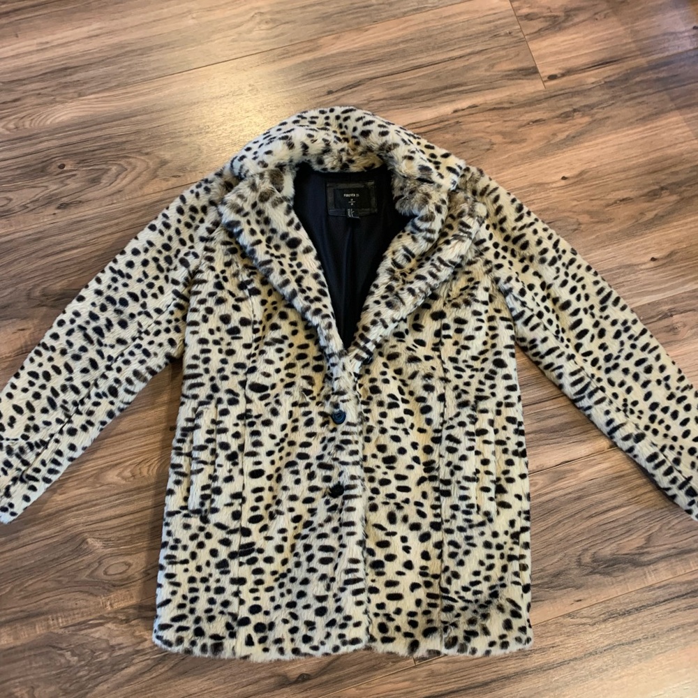 Forever 21 Cheetah Coat